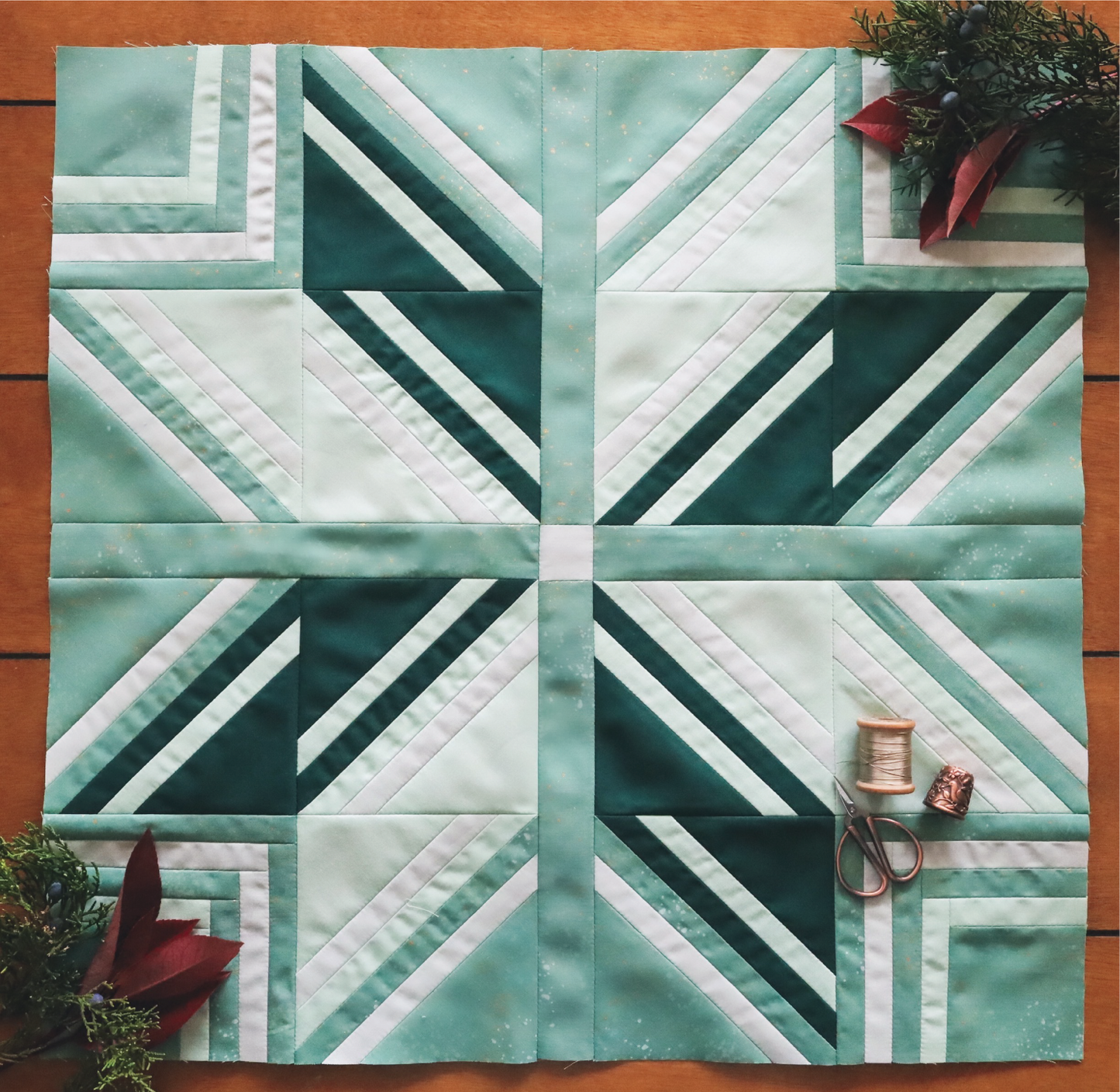 Arctic Rays Block Pattern - PDF