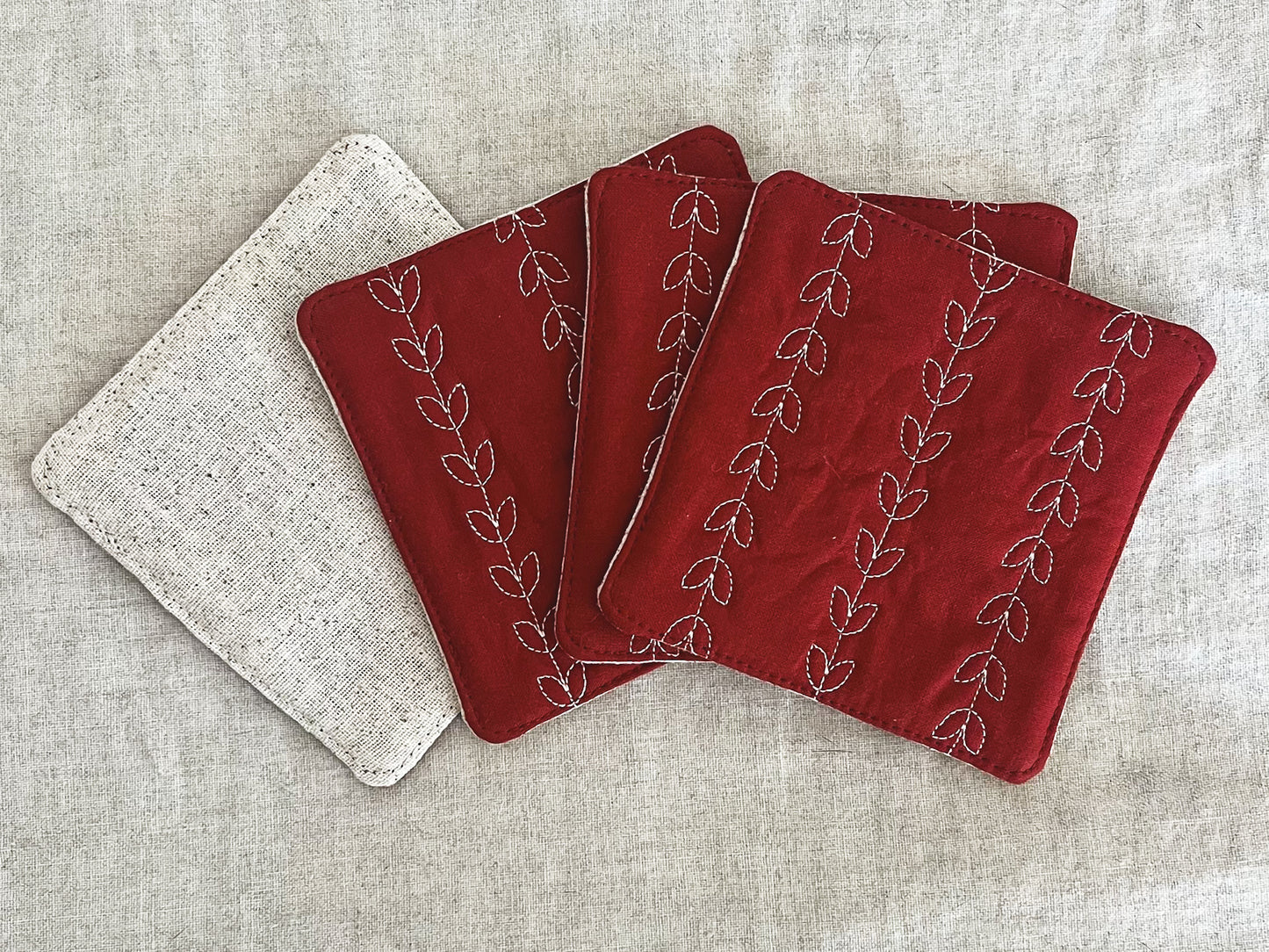 Quilted Coasters - Set of 4