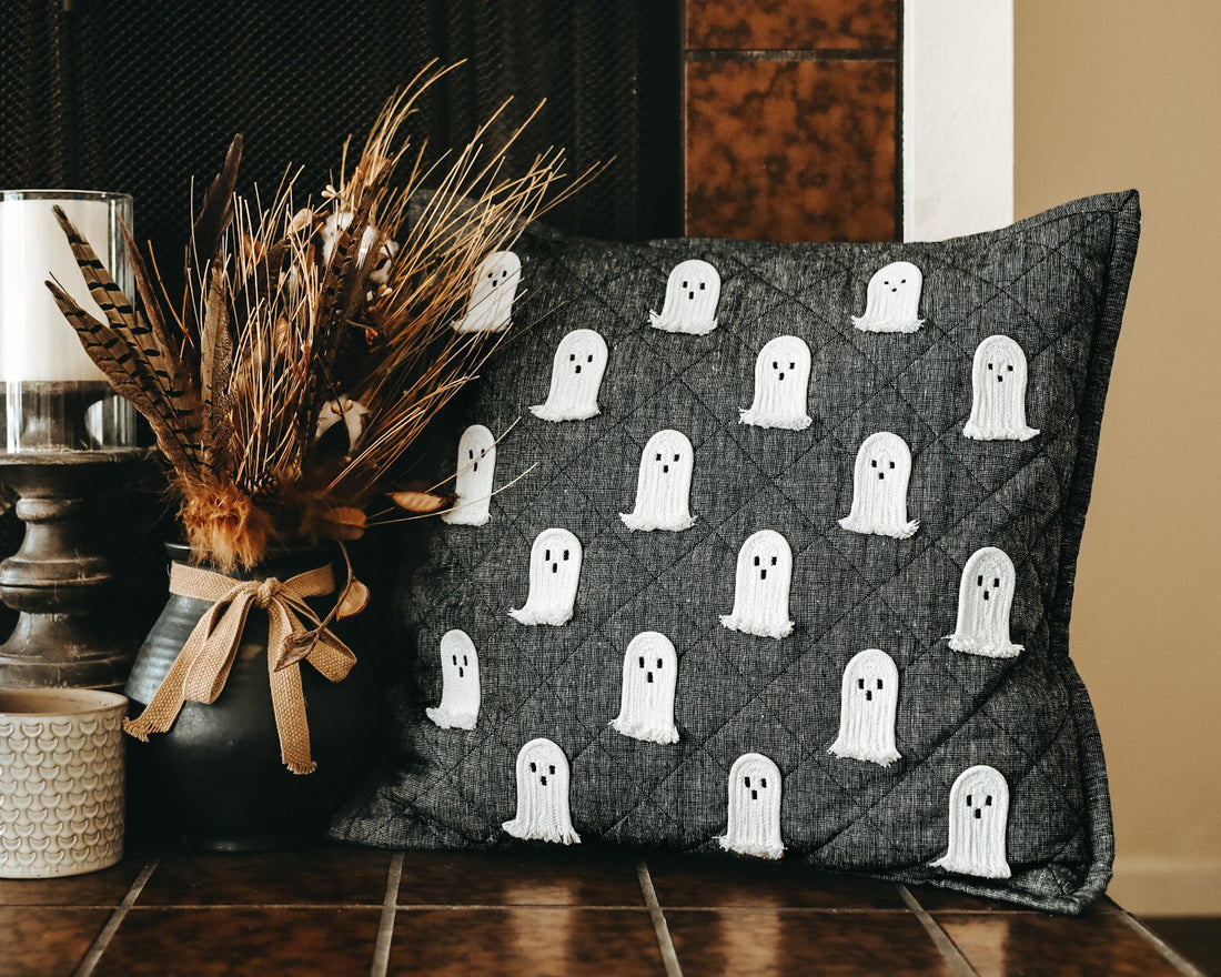 Boo Crew Quilted Pillow Cover