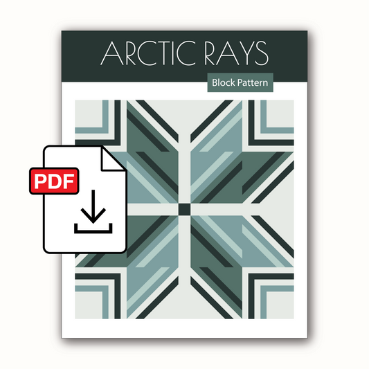 Arctic Rays Block Pattern - PDF