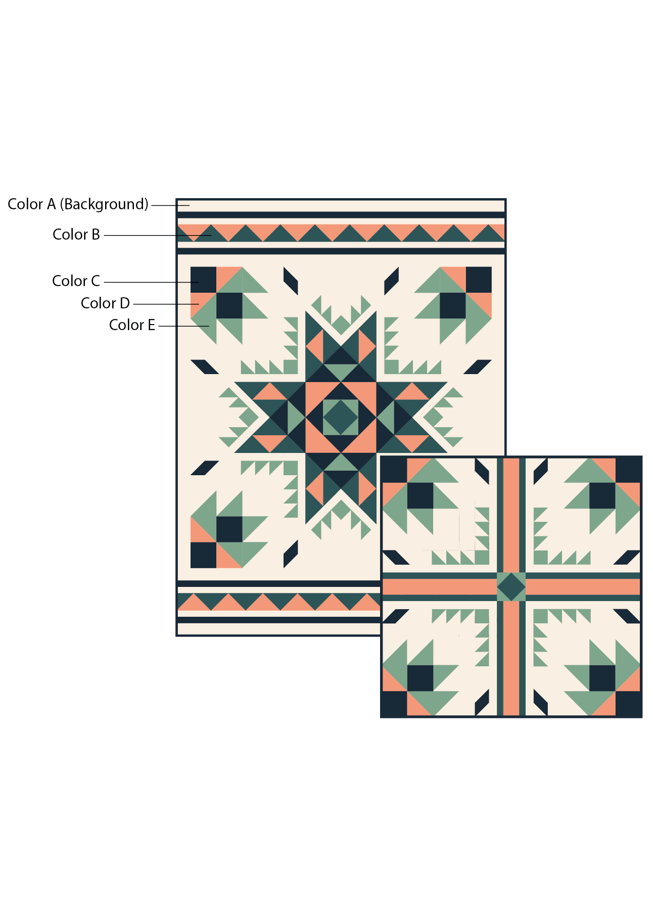 Bristlecone Pine Quilt Pattern - PDF