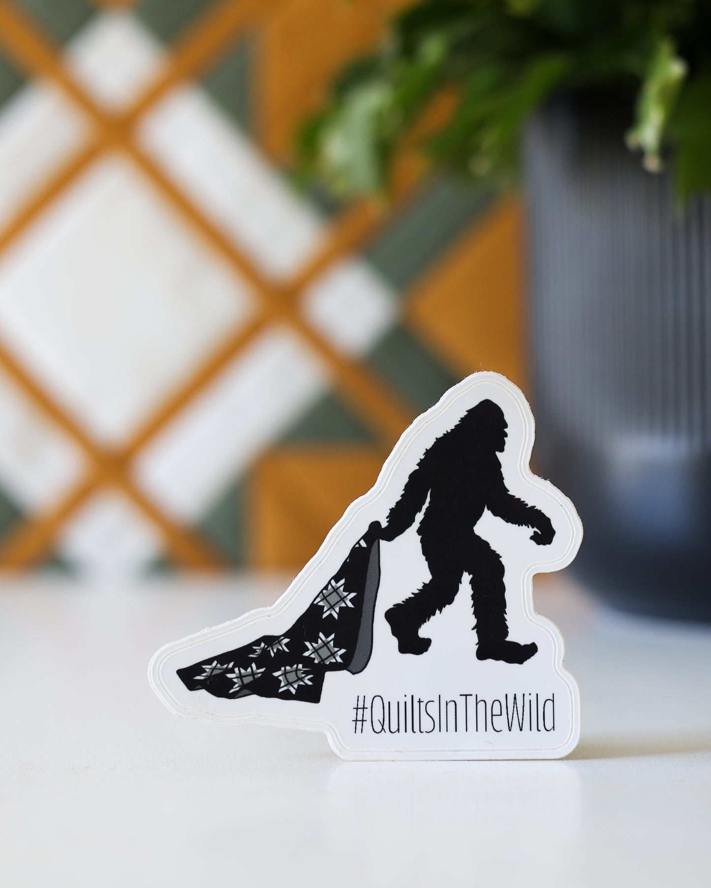 Bigfoot Quilts in the Wild Sticker