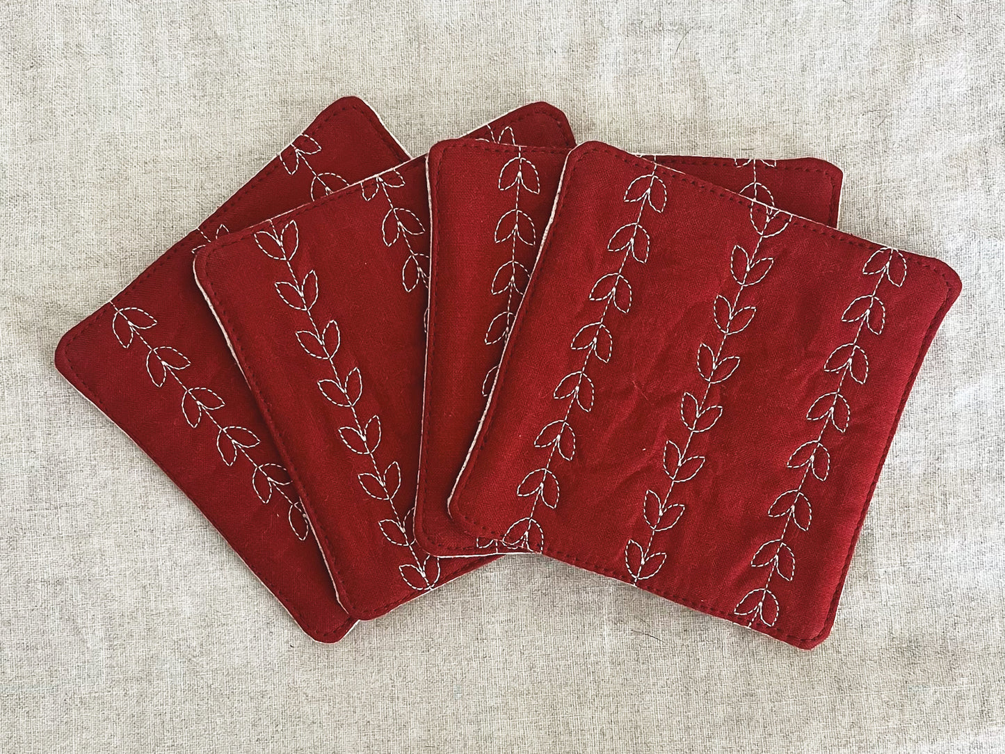 Quilted Coasters - Set of 4