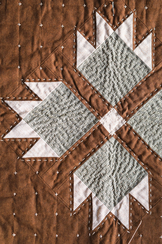 Bear Paw Wall Hanging - Hand Quilting Kit
