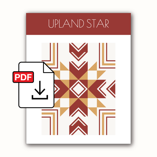 Upland Star Quilt Pattern - PDF